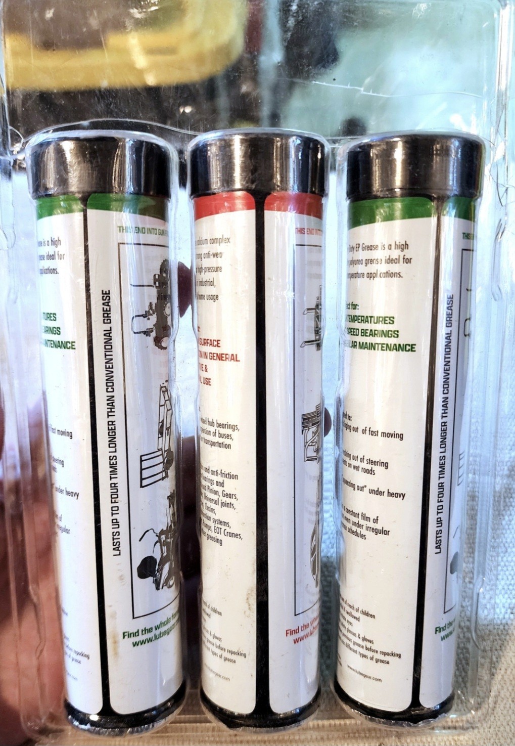 Lube Gear Grease Cartridges