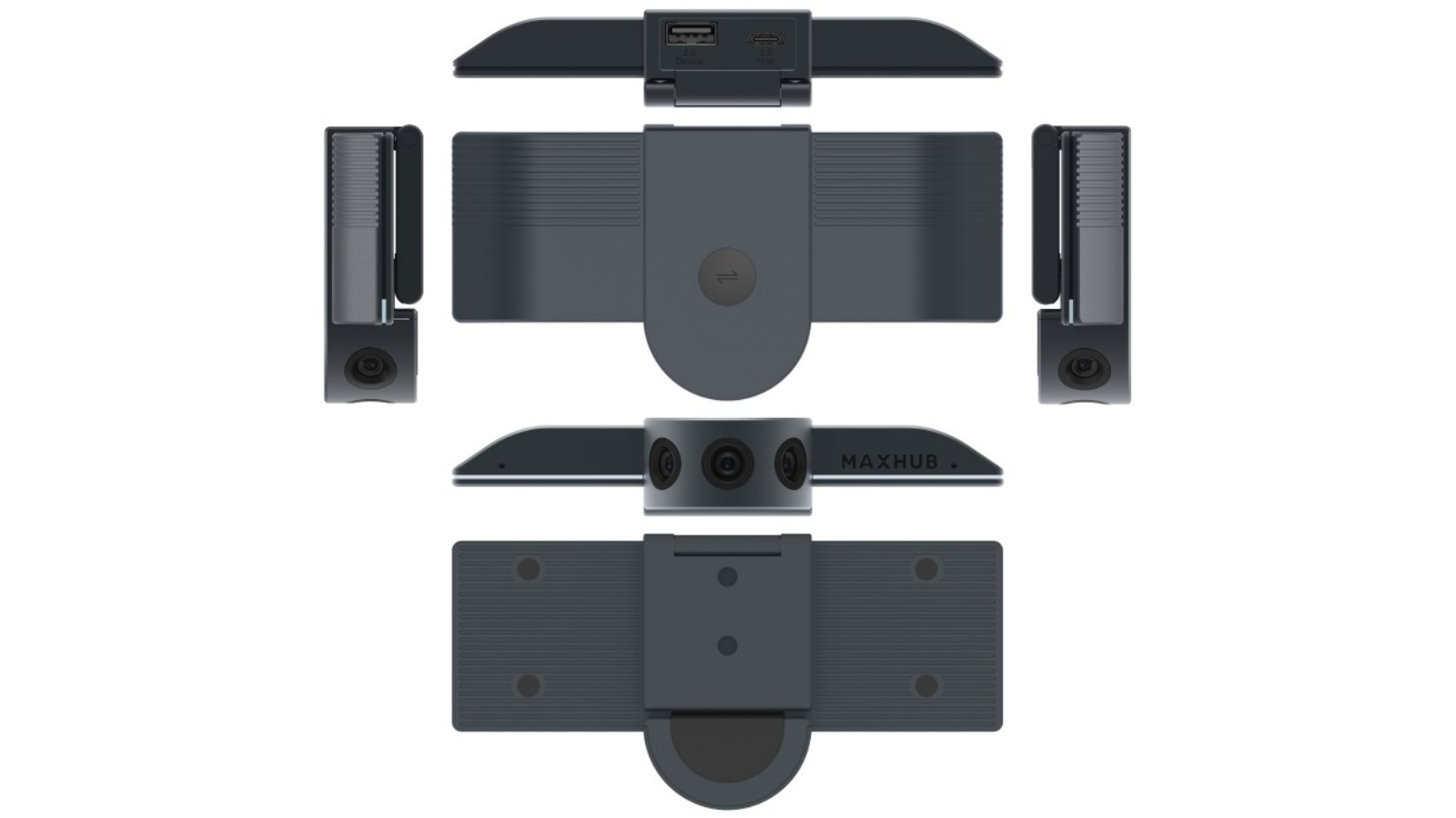 4K Panoramic Webcam Microphone USB-C MAXHUB MHUCM30