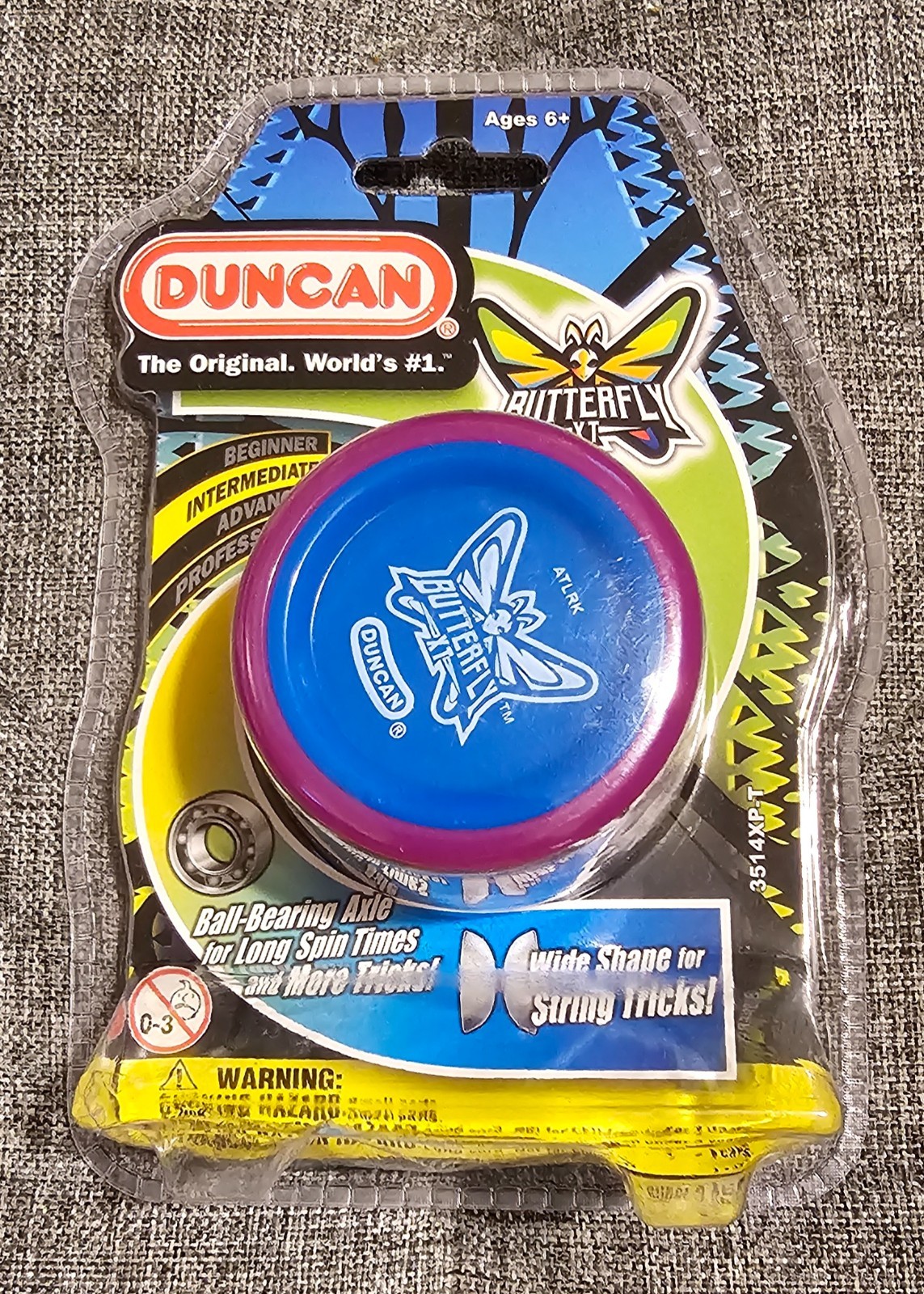 DUNCAN BUTTERFLY XT YO-YO BRAND NEW IN ORIGINAL PKG