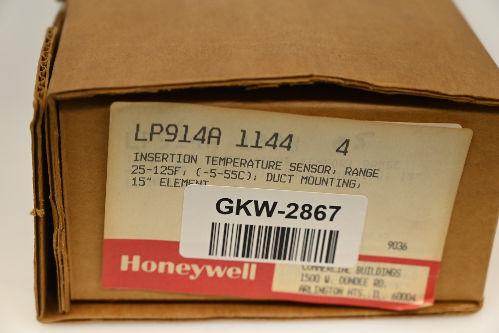 Honeywell LP914A1144 - Pneumatic Temperature Sensor