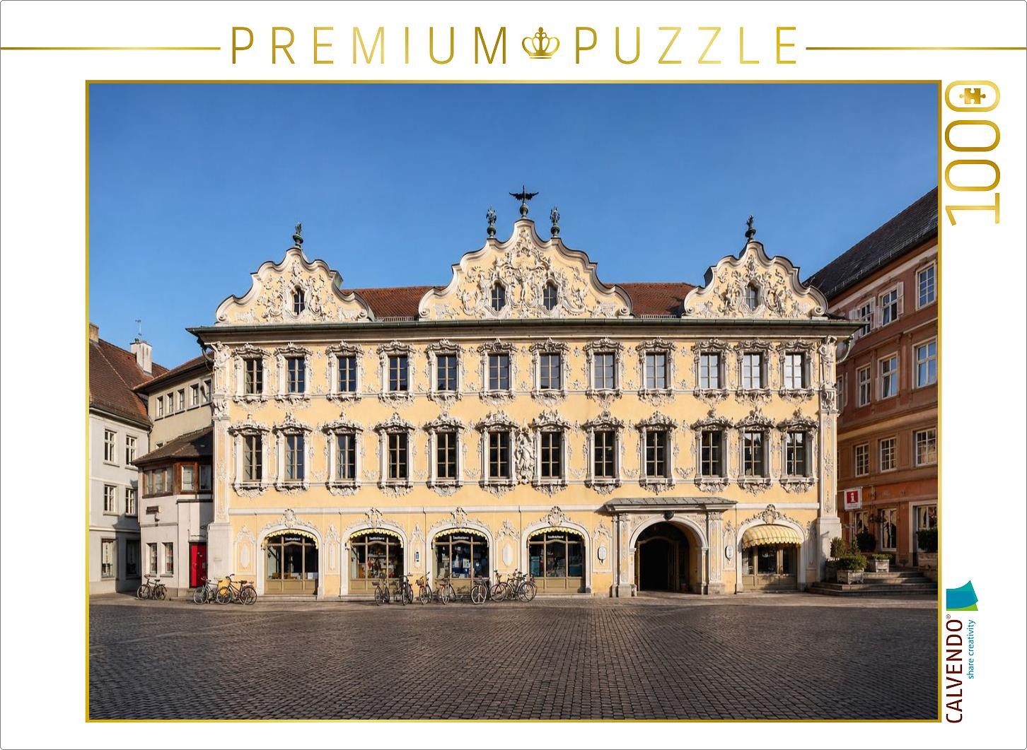 CALVENDO Puzzle Stadtbücherei | 1000 Teile Lege-Größe 64x48cm Foto-Puzzle für gl