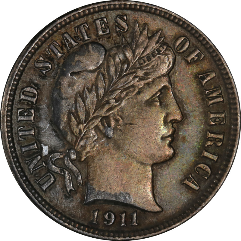 1911-P Barber Dime