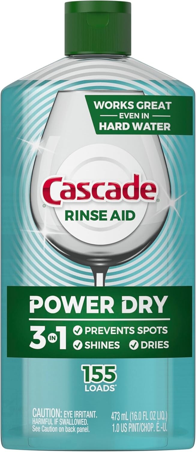 Power Dry Dishwasher Rinse Aid, 16 fl oz