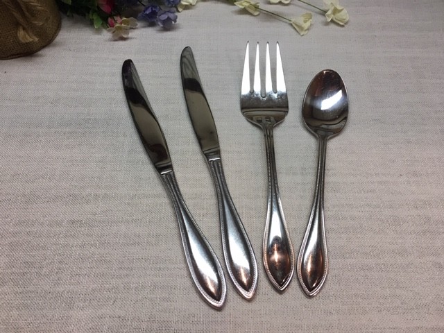 FREE SHIP! Wallace AMERICAN TRADITION, 18/10 Stainless,  Mixed 4 pc Lot EUC!