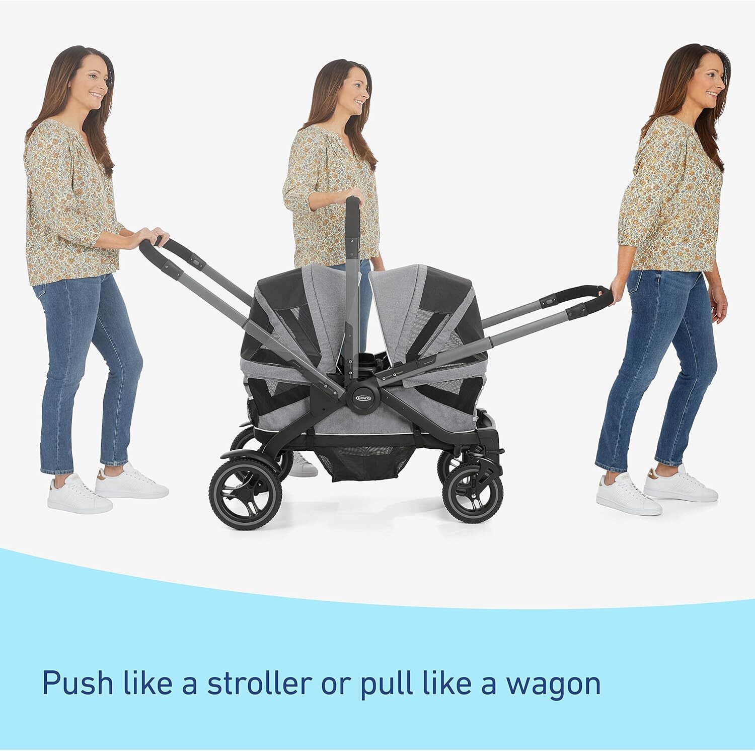 Graco Modes Adventure Wagon Stroller, Teton Grey (New)