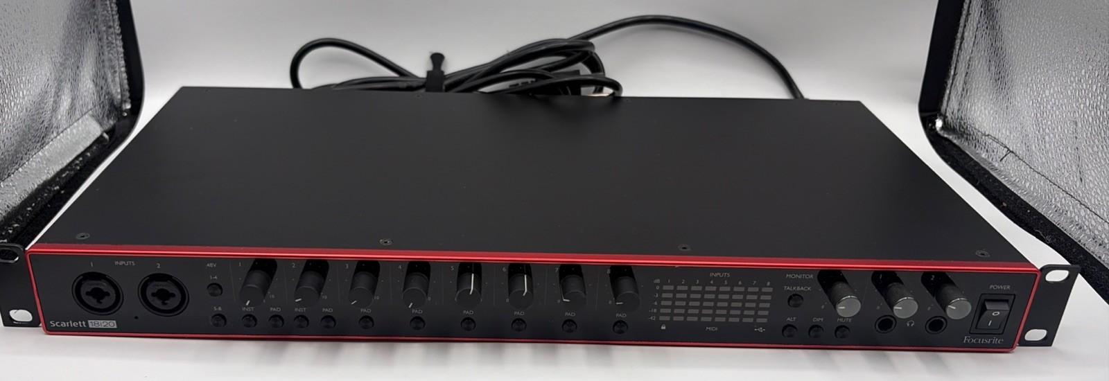 Focusrite Scarlett 18i20 3rd Gen USB Audio Interface Tested Working