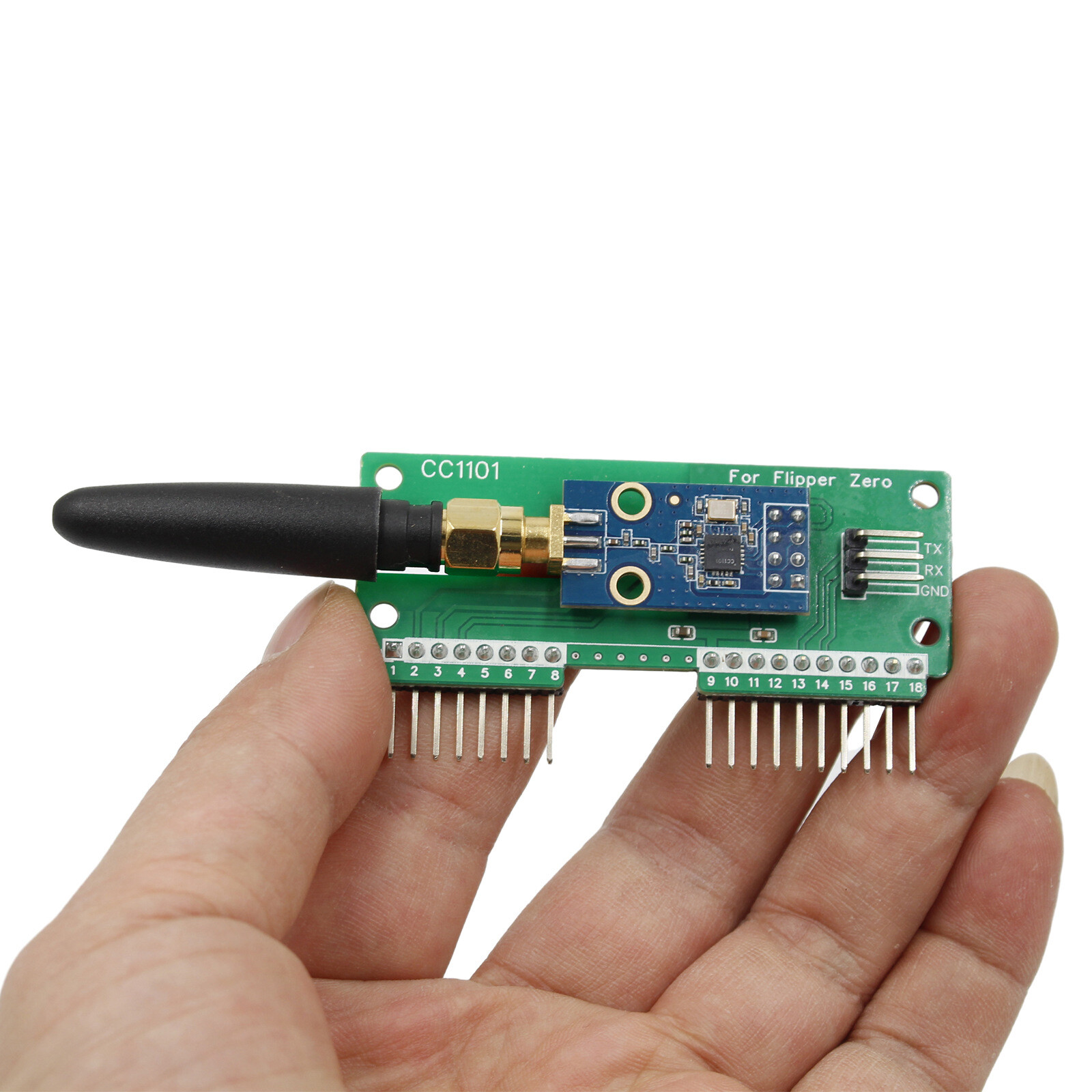 433MHZ for Flipper CC1101 SubGhz External SubGhz Module Frequency Analyzer