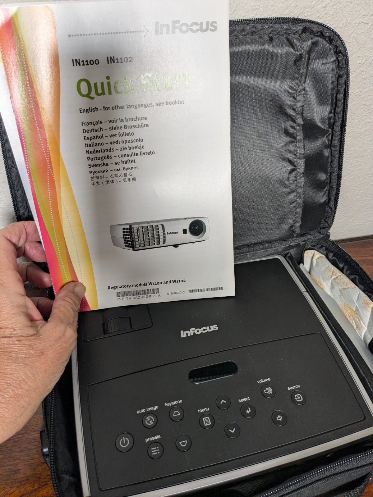 In Focus Portable Projector IN1102