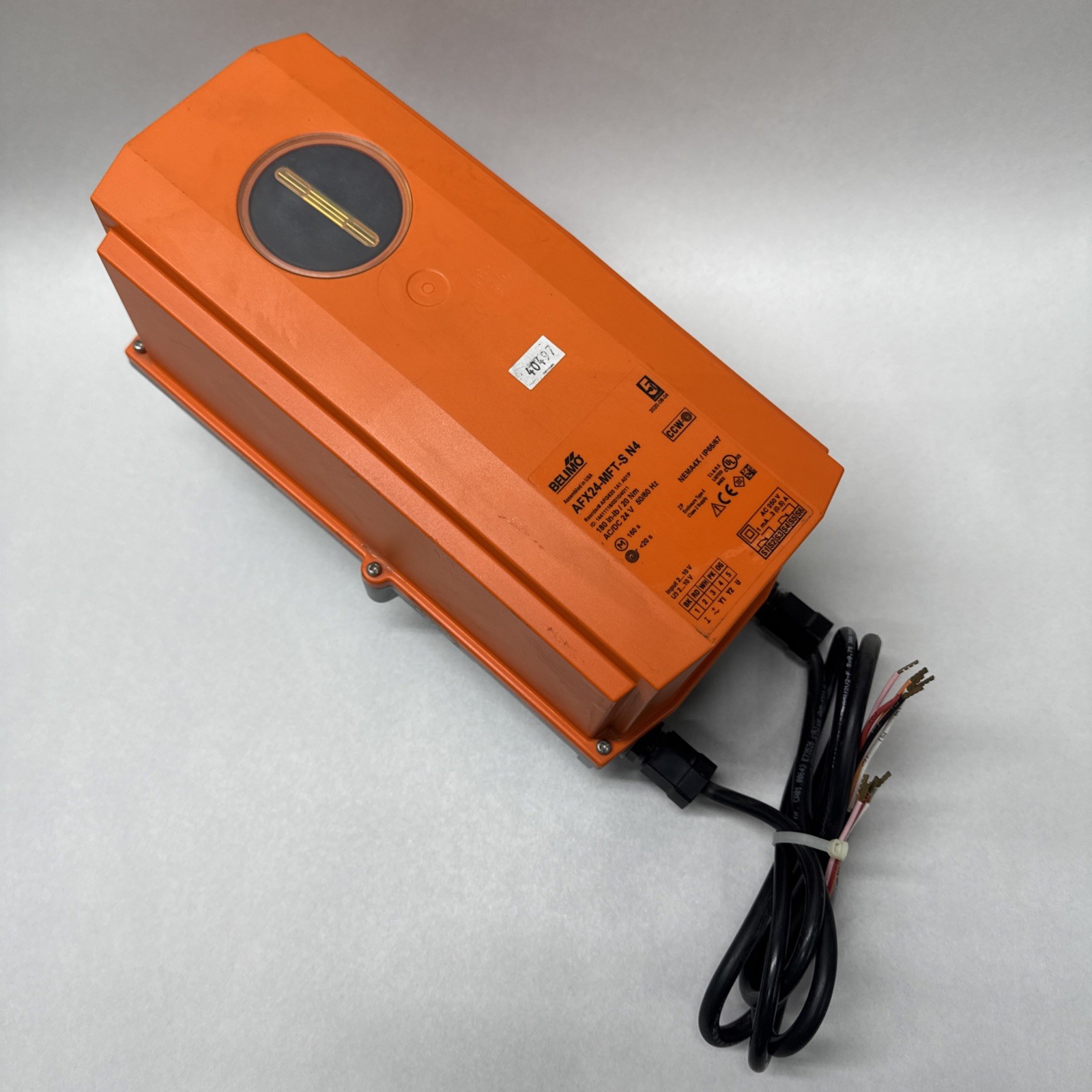 New Belimo AFX24-MFT-S N4 Spring Return MFT Modulating Actuator 180 In-lb AC/DC