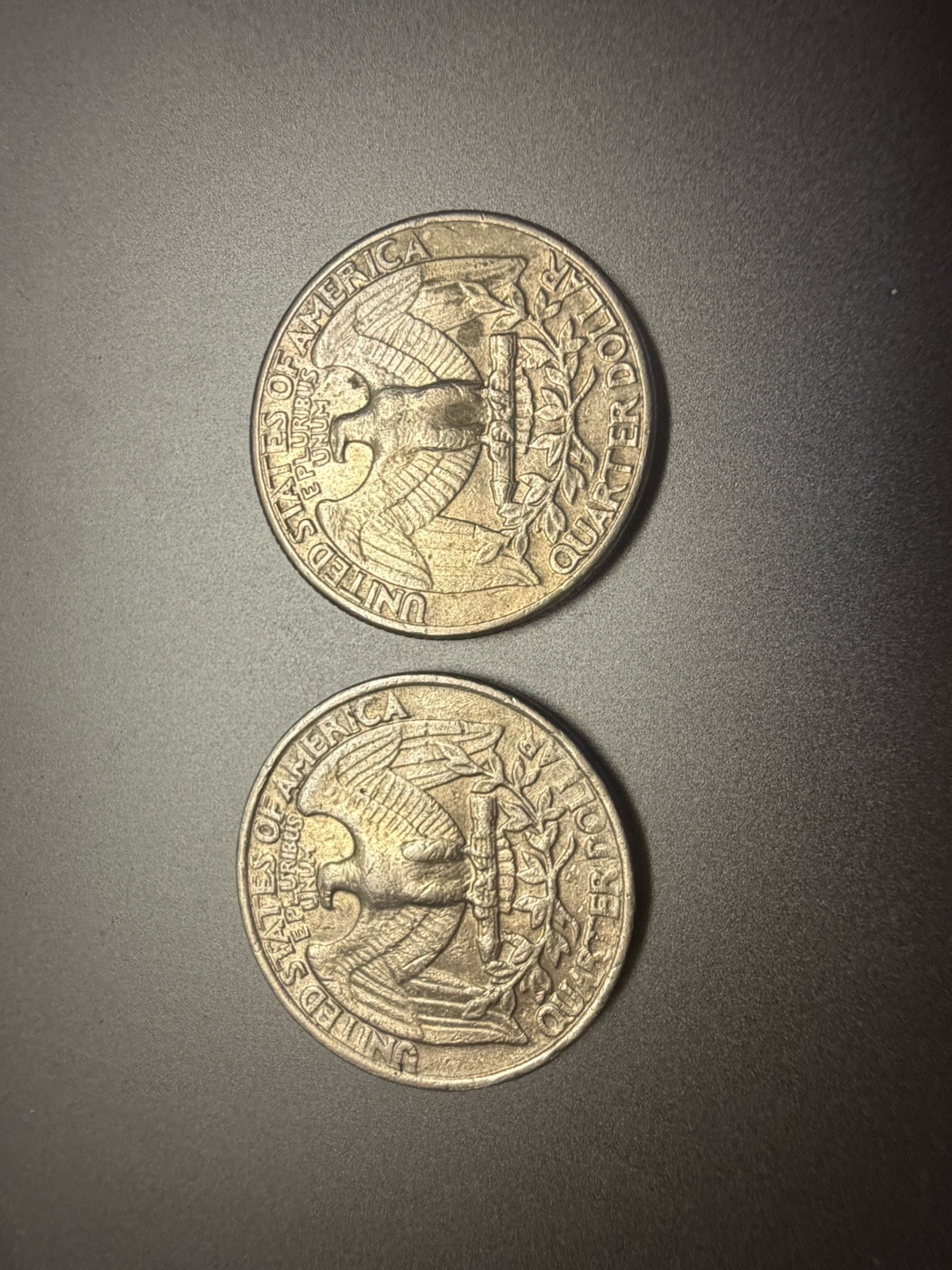 1980-P Washington Quarter ERRORS! FILLED IN P MINT MARK