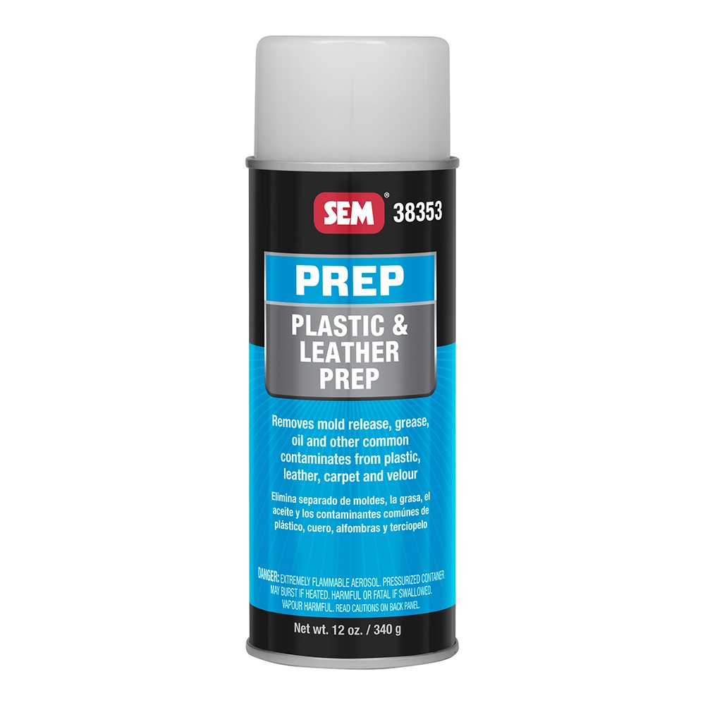 SEM Plastic & Leather Prep - 12oz SEM PRODUCTS 38353  Expedited Shipping
