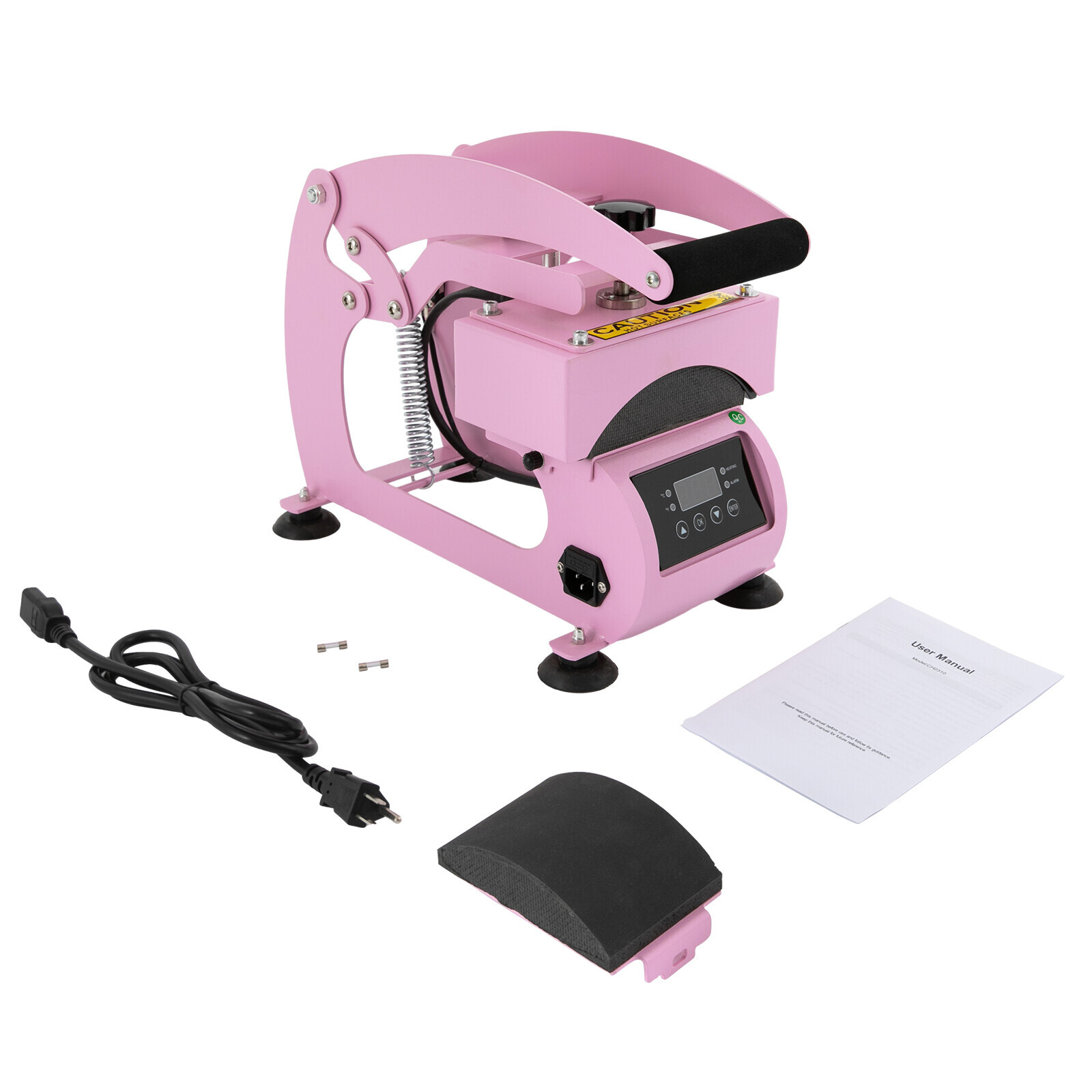 500W Hat Heat Press Machine Temperature Control Heating Plate Cap Press Machine
