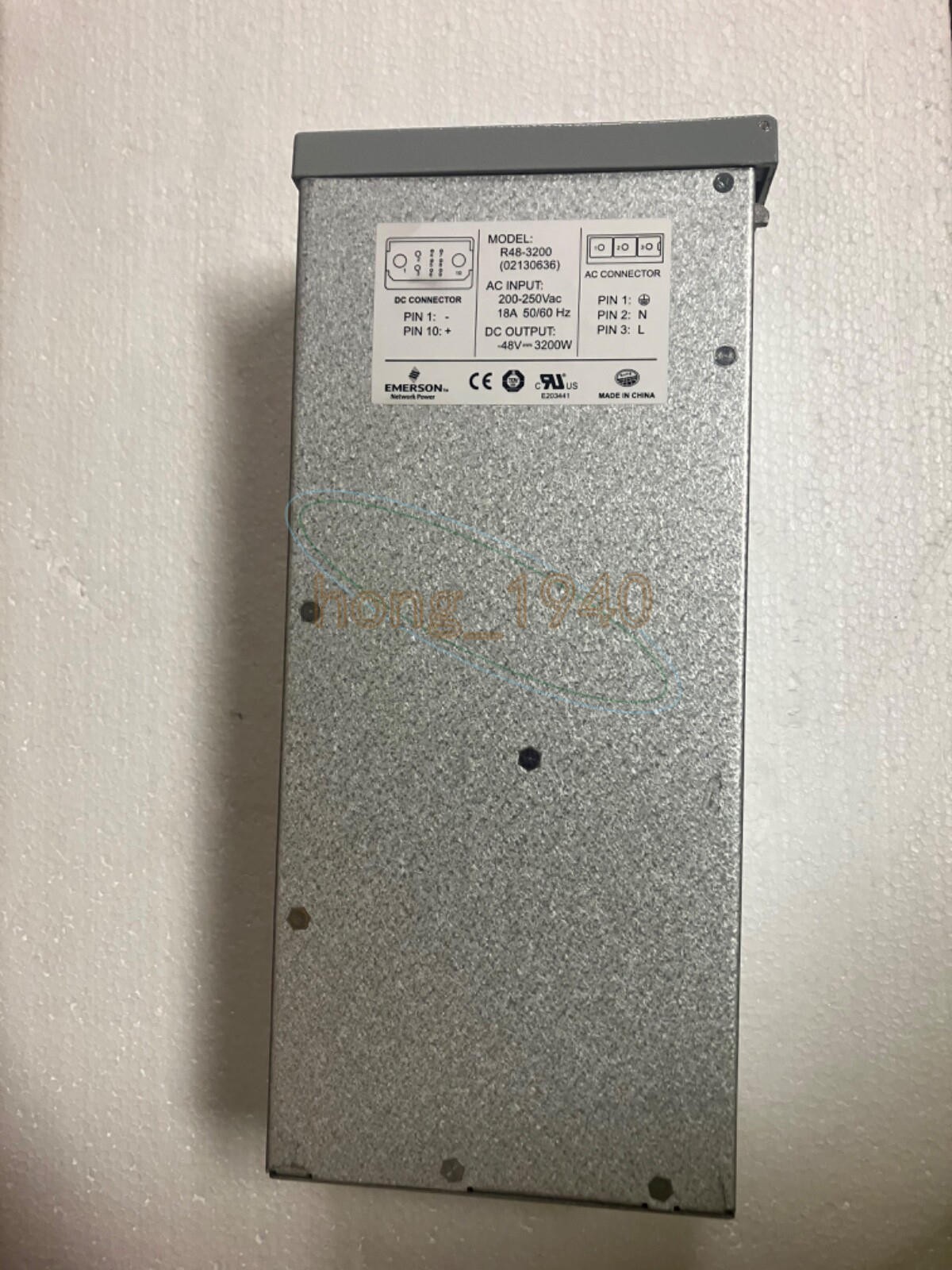 Used One Emerson R48-3200 3200W 48V Rectifier Module