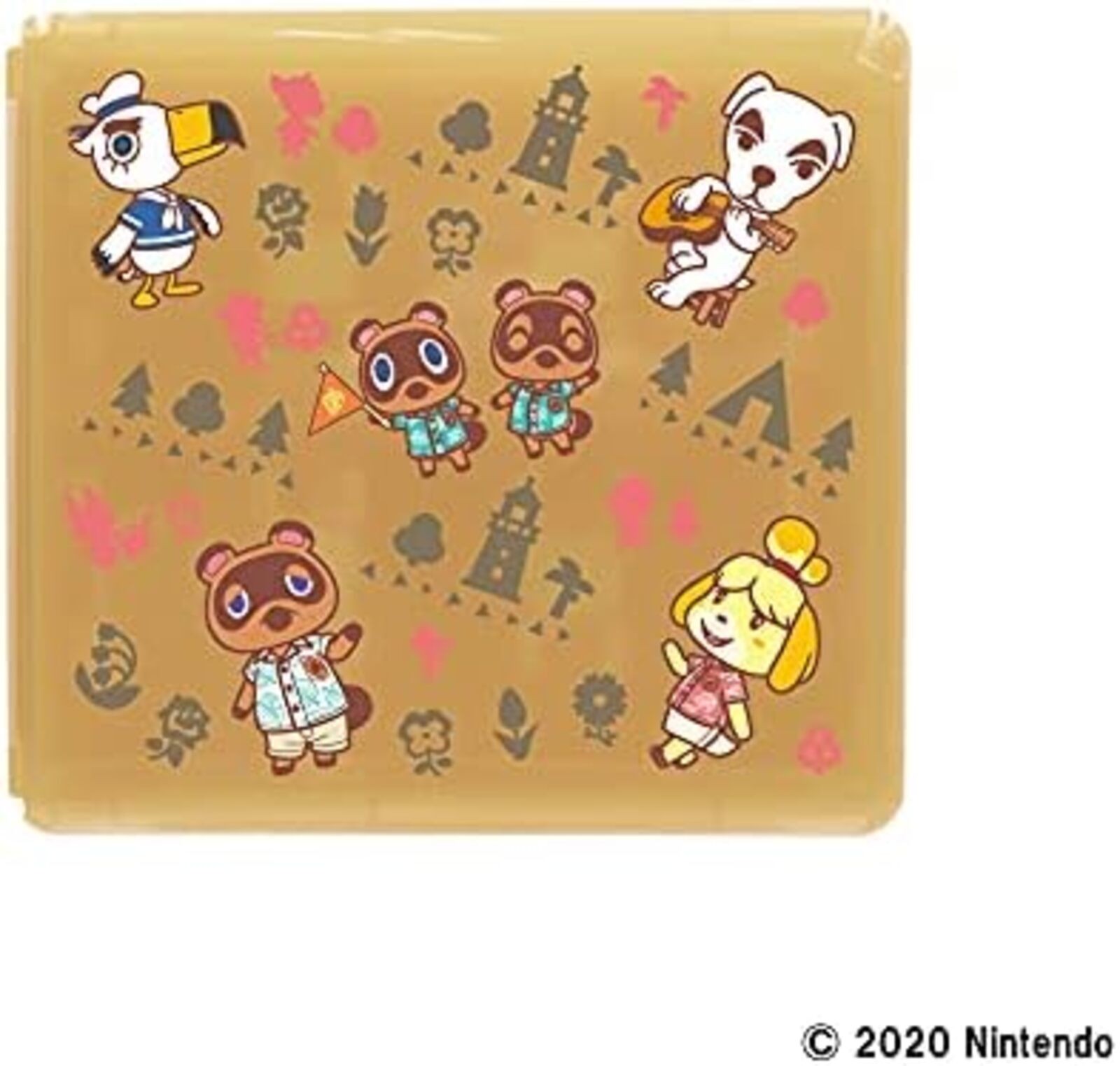 Nintendo Switch Animal Crossing Line Art Card Case 24 Pocket F/S w/Tracking# NEW