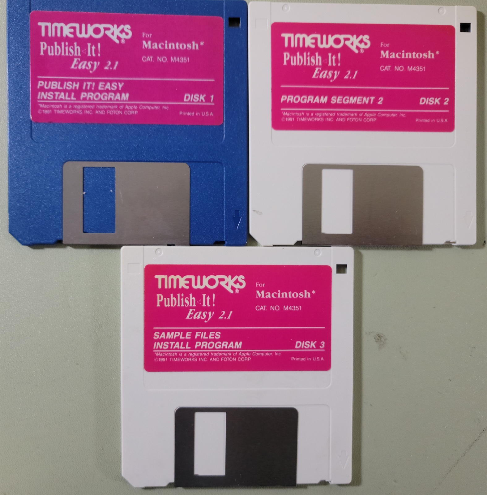 Timeworks Publish It ! Easy Version 2.1 for Macintosh