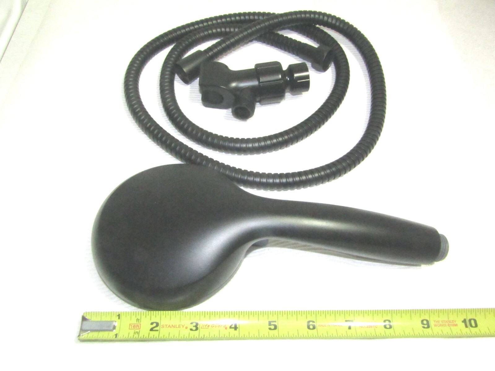 Black Modified High Pressure Shower Head 10.5gpm 6 Settings Hand Held