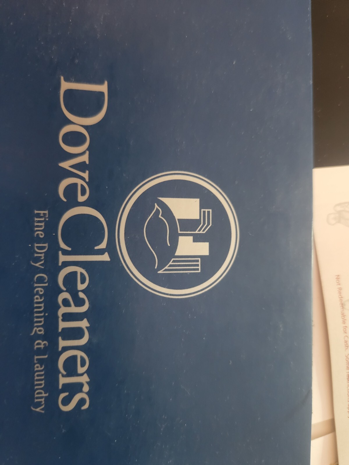 dove cleaners gift certficate