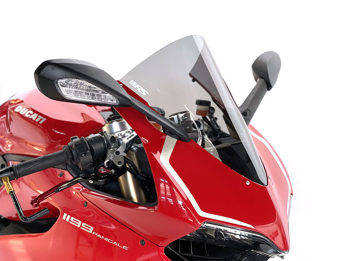 WRS Ducati 899 1199 Panigale Performance High Race Screen - Light Tint