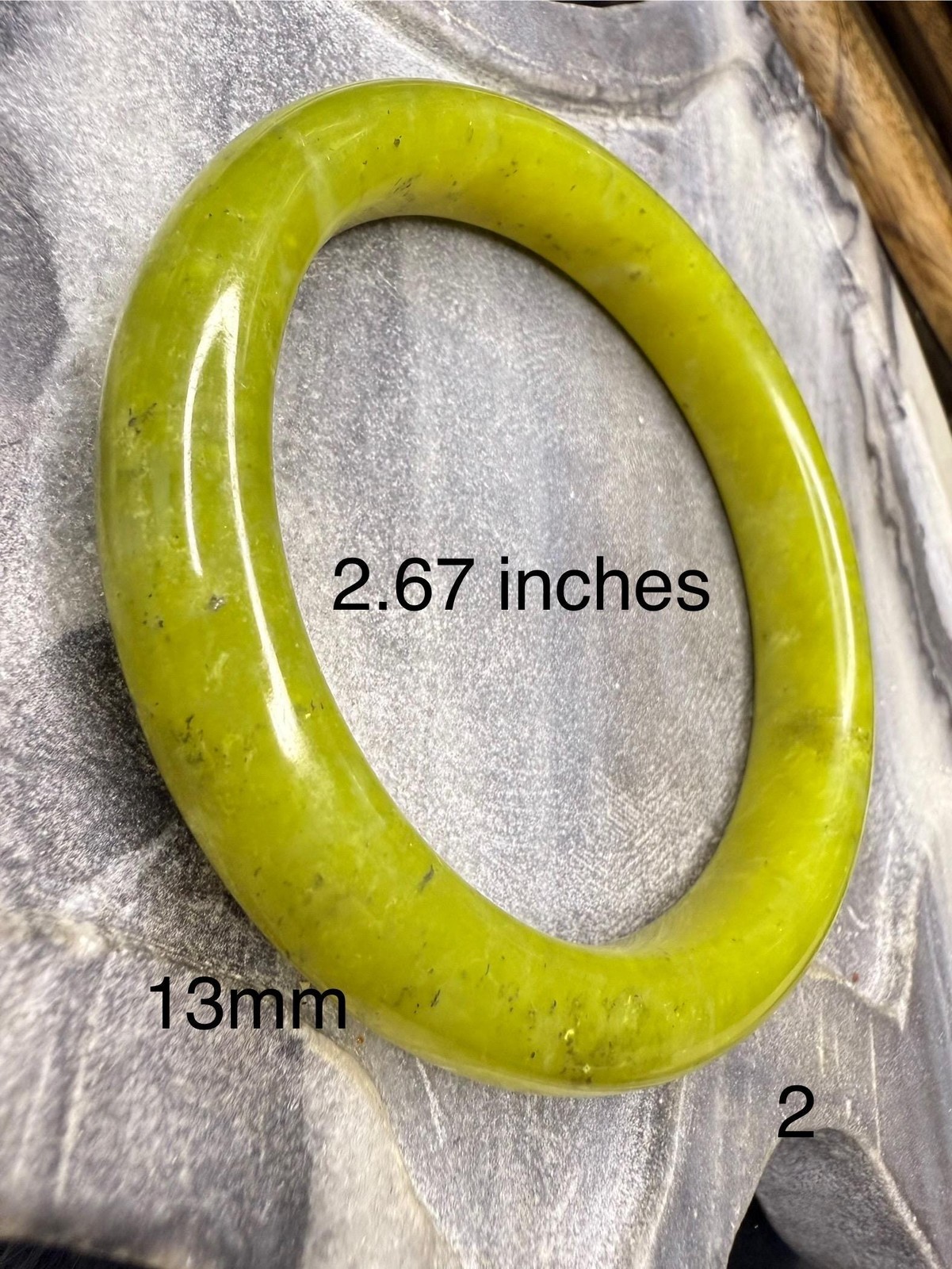 Green Jade Bangle Xiuyan Natural Jade Bracelet