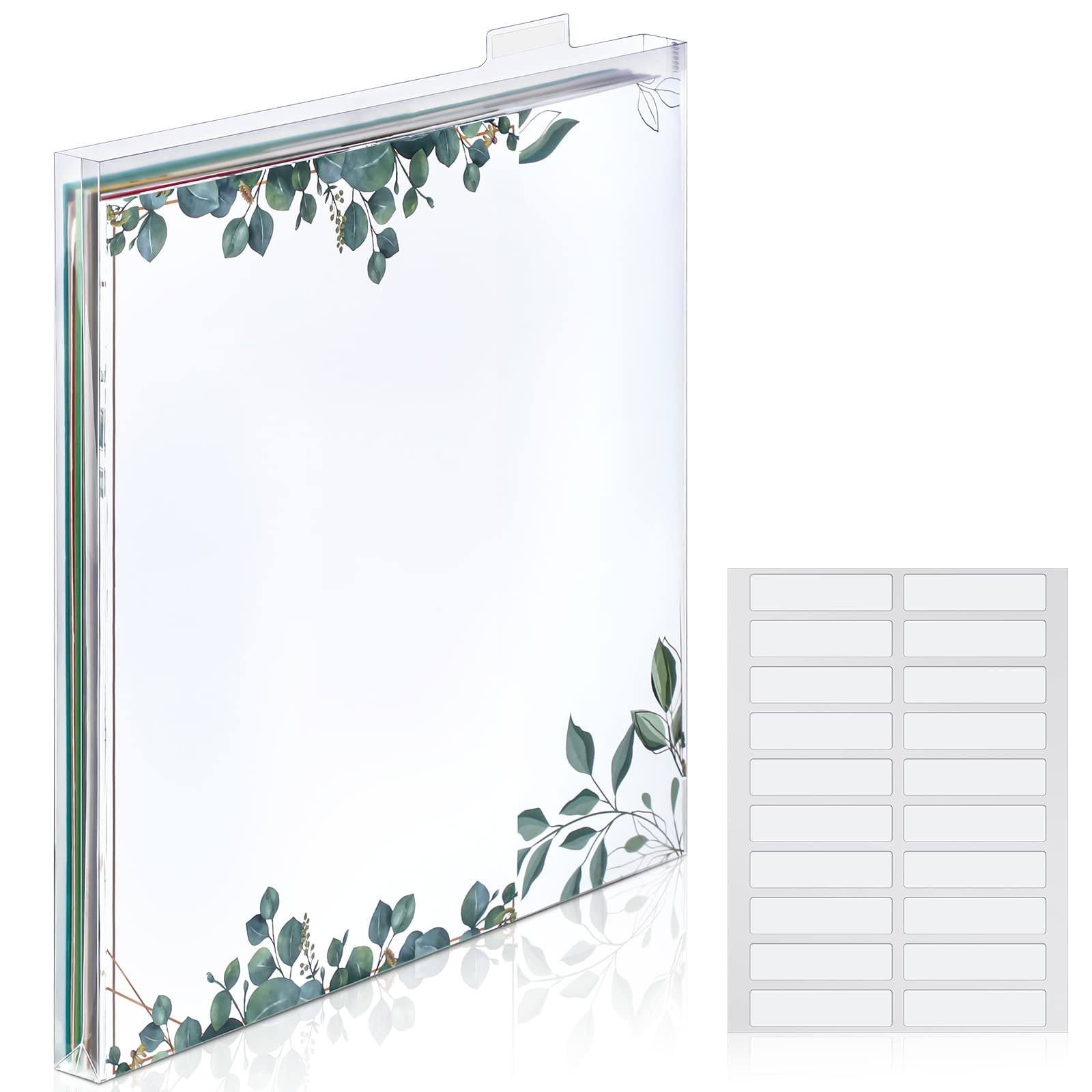 20 Set 12 x 12 Scrapbook Paper Storage Organizer Clear Top Loading Files