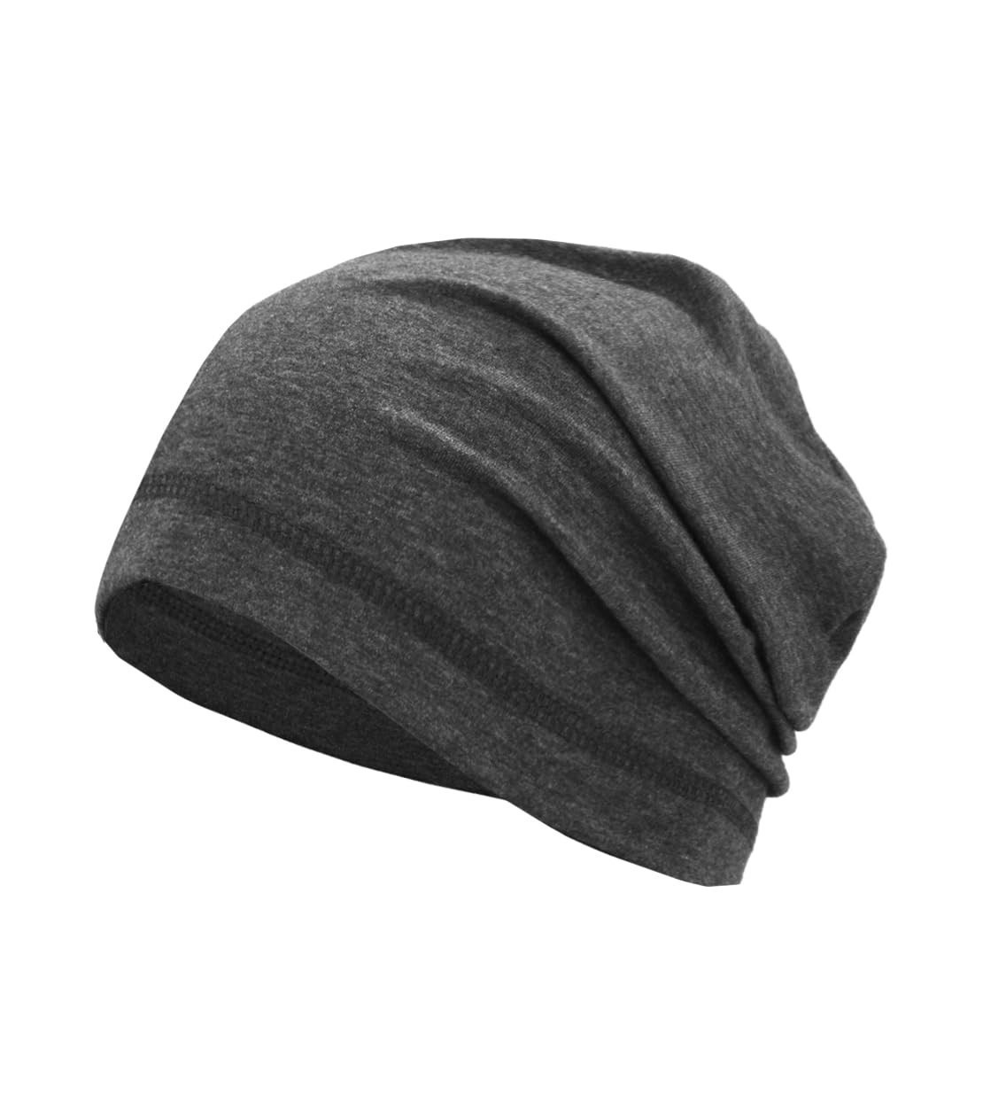 Lightweight Cotton Beanie, Summer Skull Caps, Breathable Thin Sleep Hats for Run