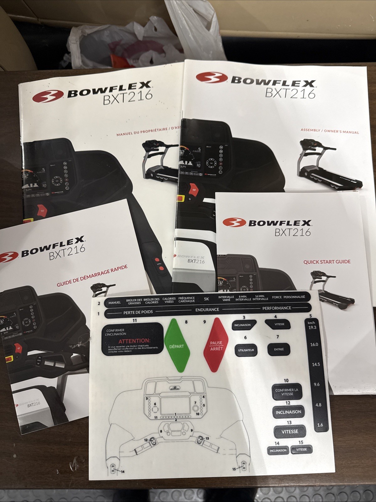 Bowles XT216 manual Set And Stickers