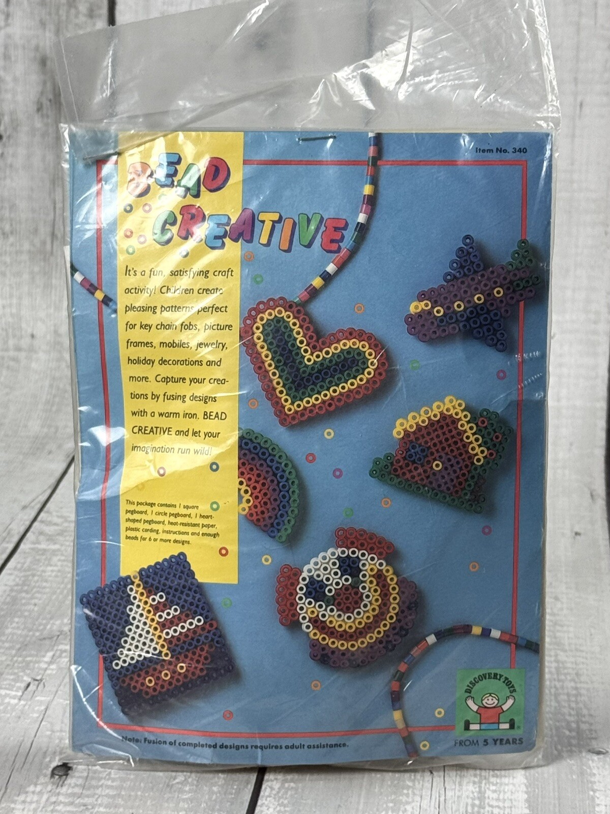 BEAD CREATIVE Holiday Decorations crafts Christmas Hanukkah DISCOVERY TOYS 0115