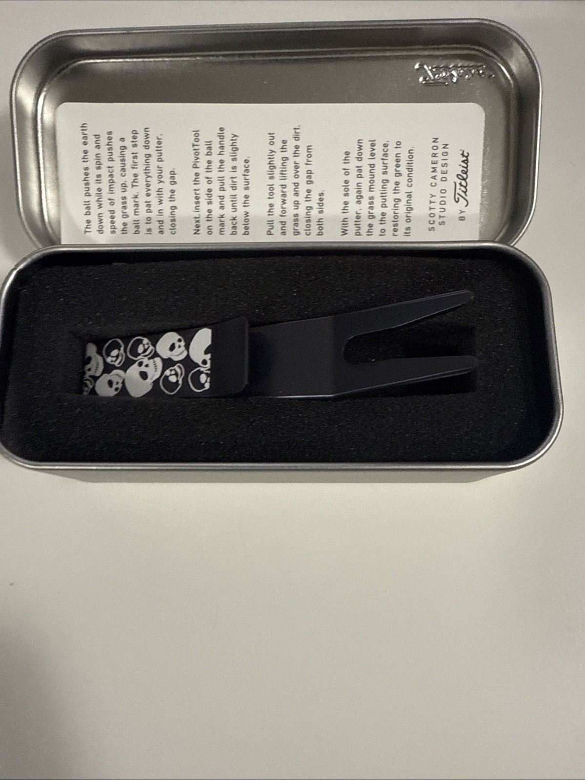 Rare Scotty Cameron 2013 Halloween Skulls Pivot/Divot Tool 💀💀💀