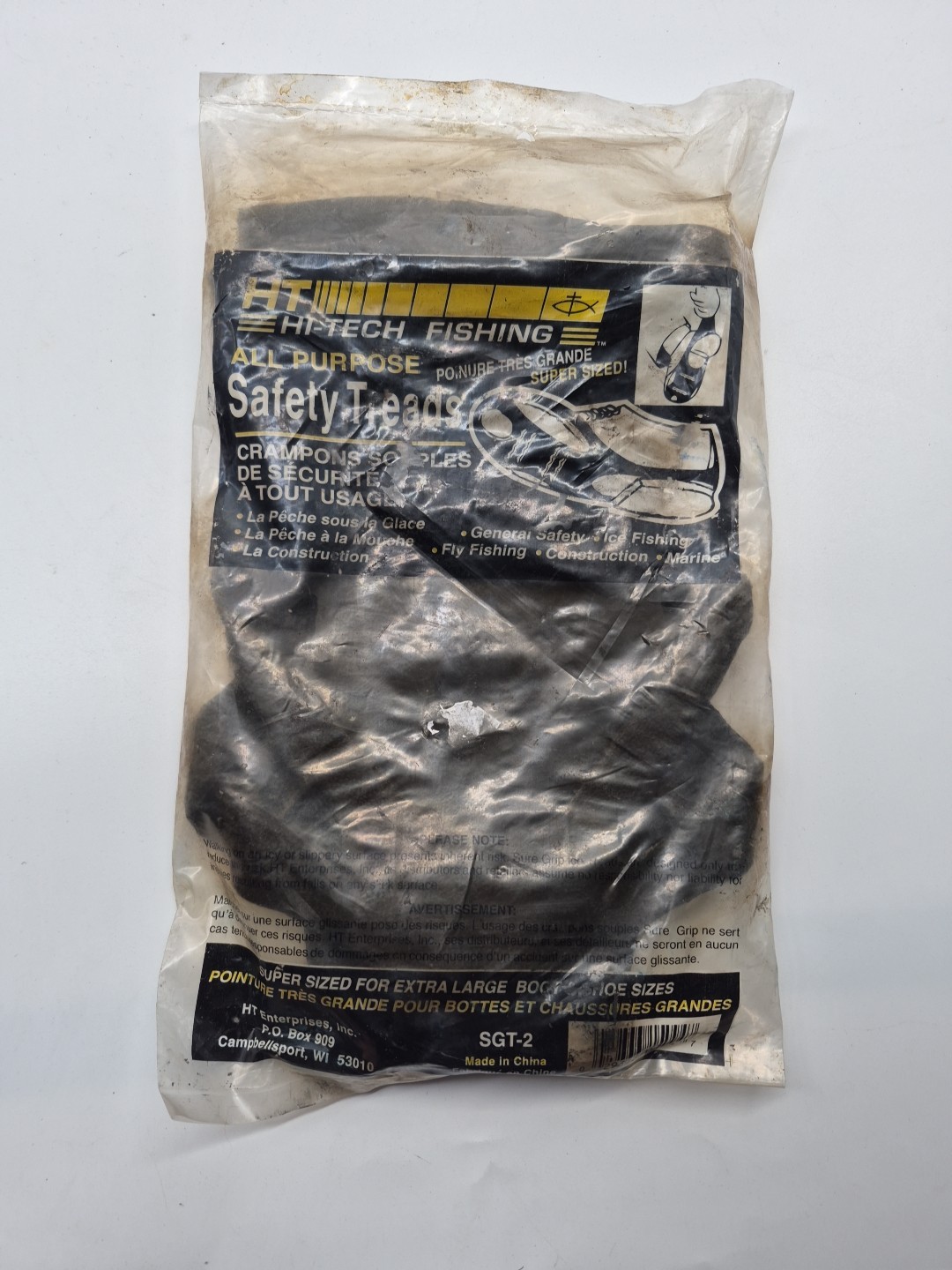 Ice Fishing Safety Treads SGT-2  Crampon Ice X Large Boot Covers Ice Treads NEW