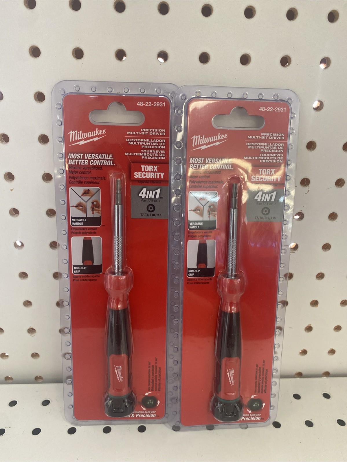2-Milwaukee 48-22-2931 Most Versatile 4-In-1 Precision Multi-Bit Driver