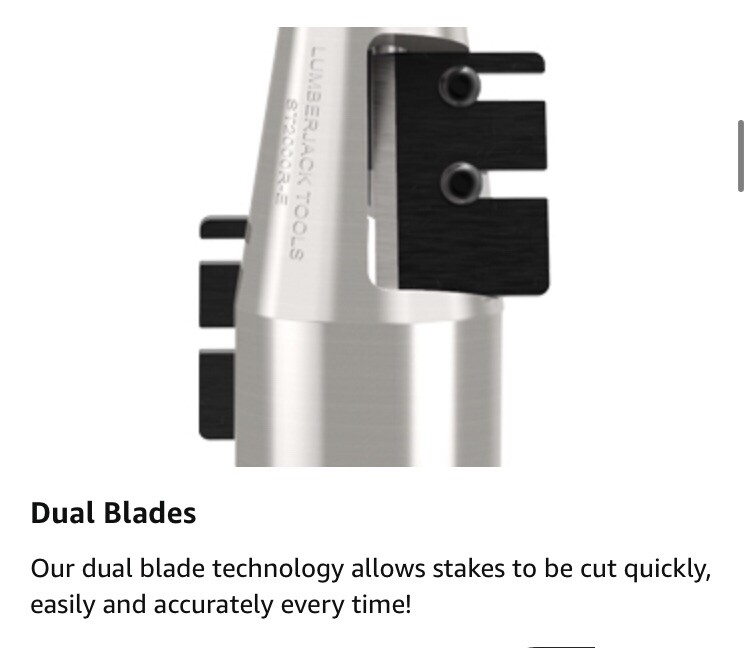 30 Degree Staking Tool - 2" | Lumberjack Tools: Model ST2000 | Brand New in Box