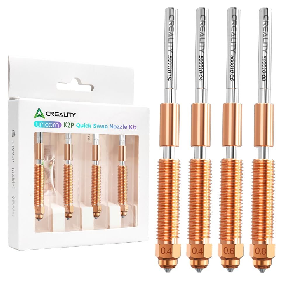 Creality "Unicorn" K2P Quick-Swap Nozzle Kit for K2 Plus/Creality Hi 3D Printer
