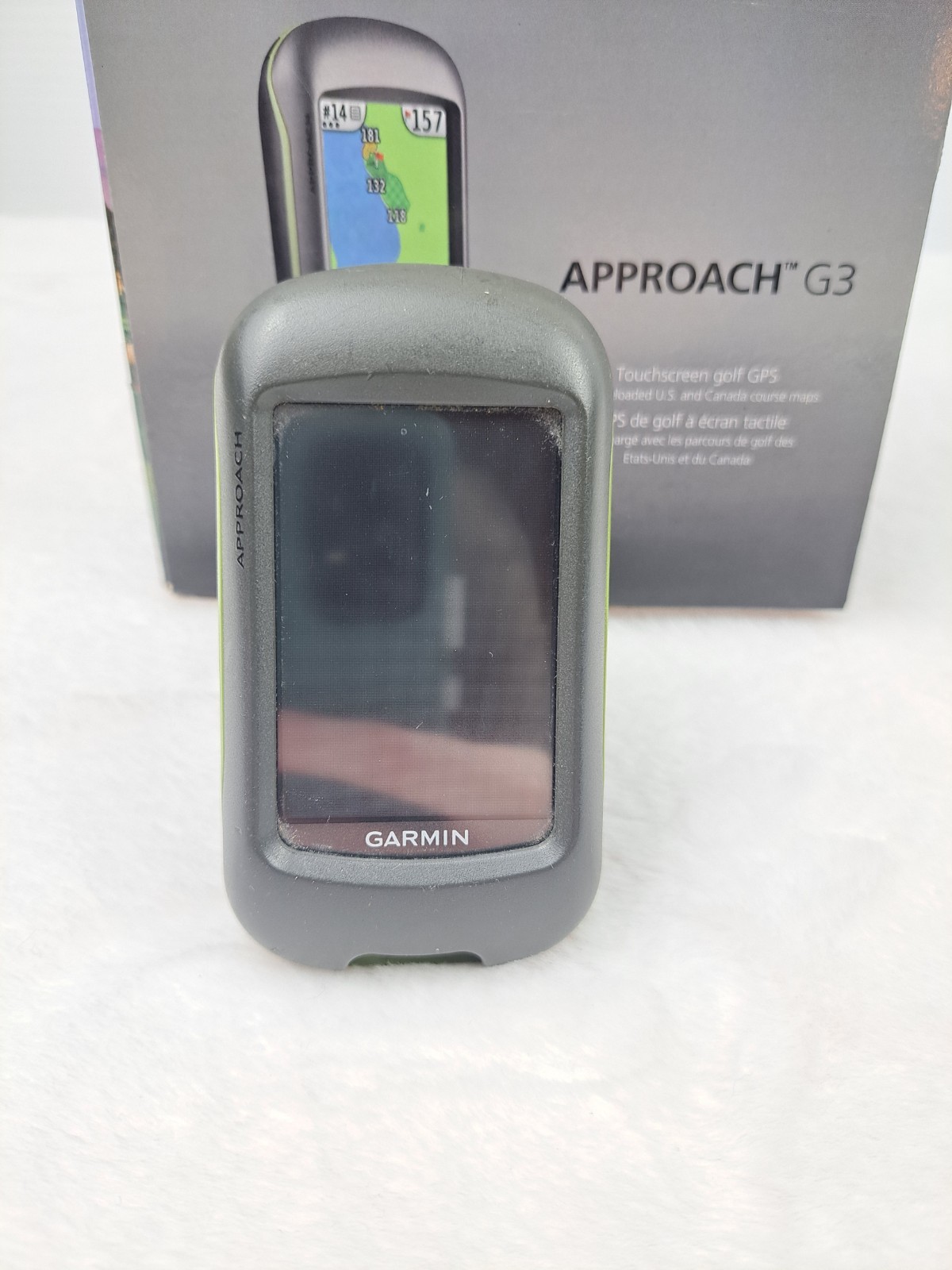 Garmin Approach G3 Handheld Golf GPS with Color Touch Screen Display Untested