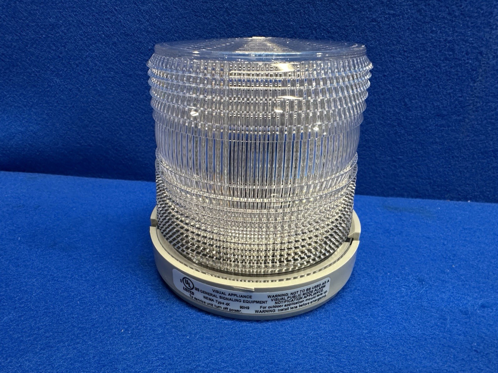 EDWARDS SIGNALING Warning Light 48XBRMA120A