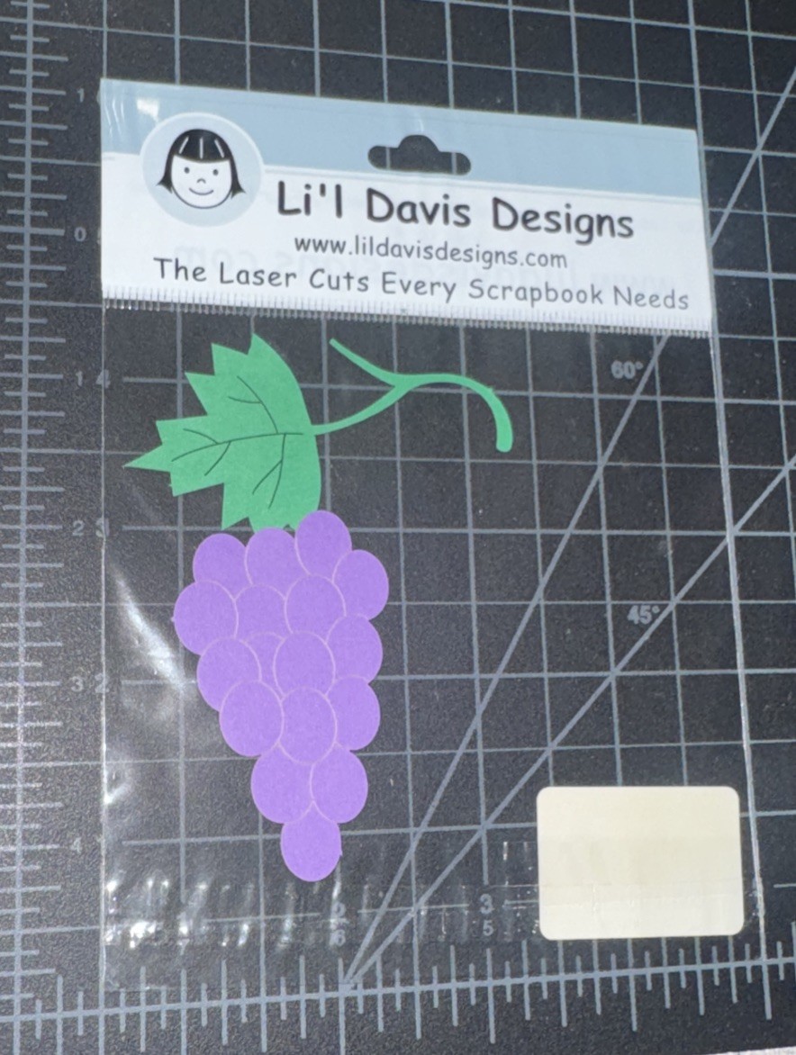 NEW  Lil Davis Designs Laser Cuts Grapes