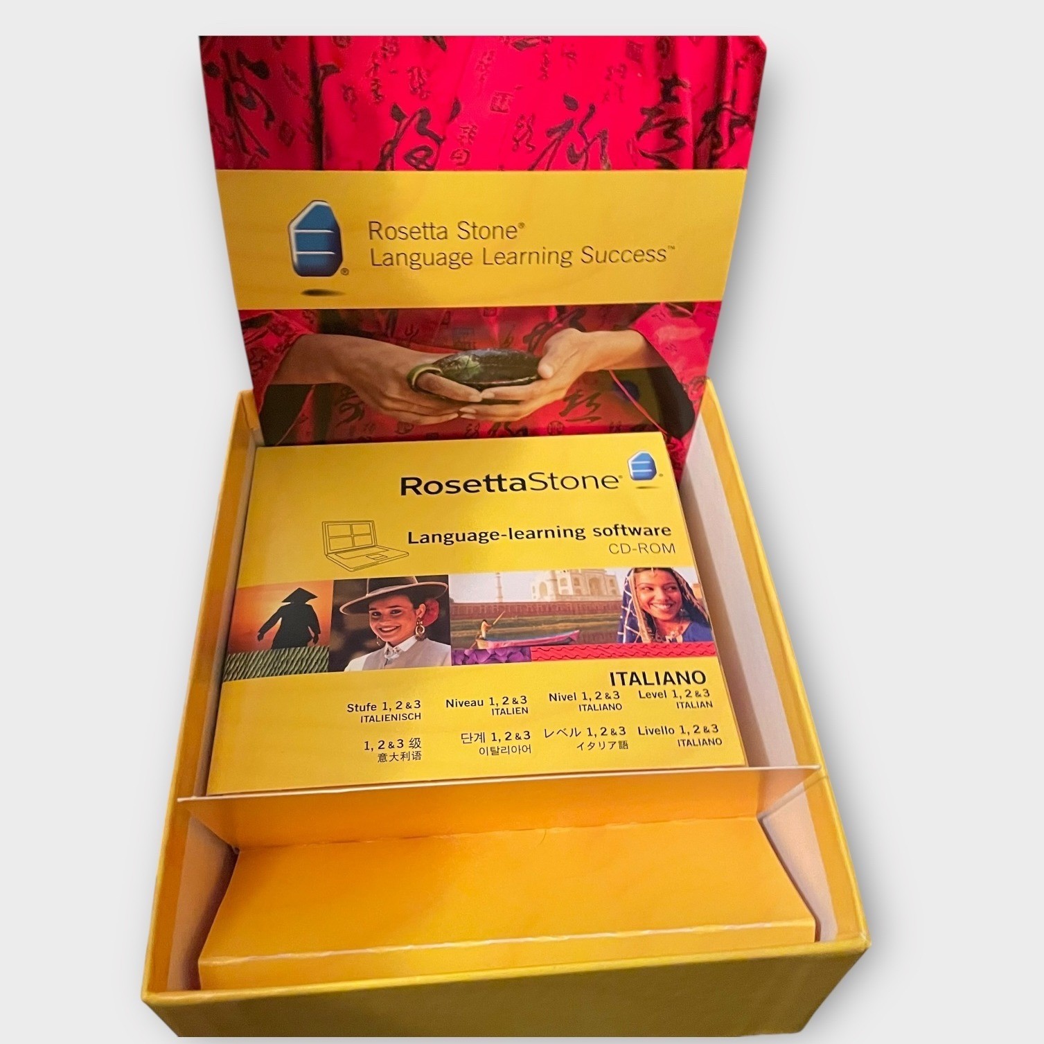 Rosetta Stone Italian Version 3 Level 1-3 Complete Language Learning Software