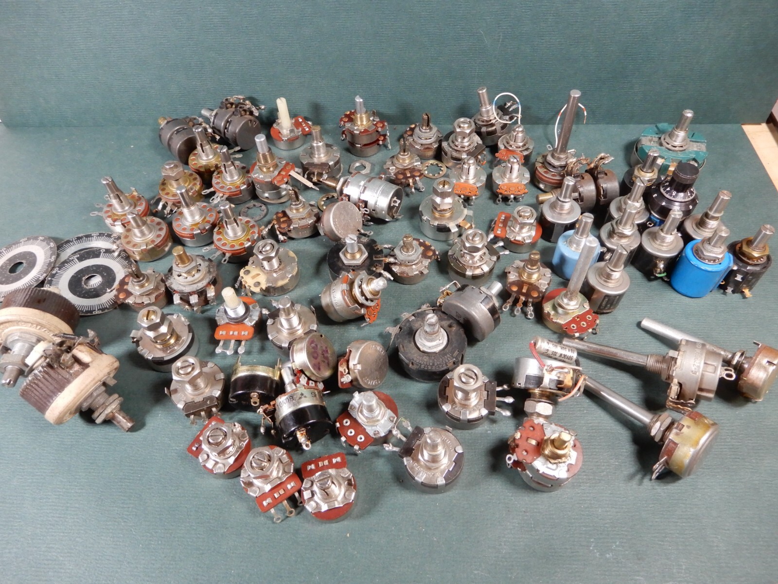 Huge Lot of Potentiometers New and Used From Pinball Repair Shop Everything