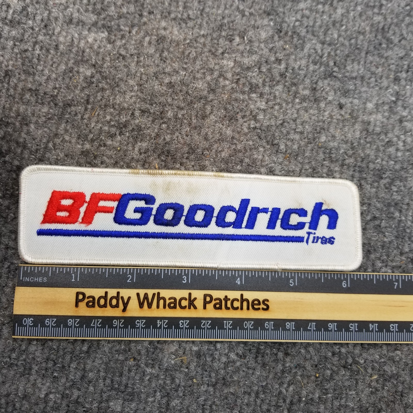 Vintage BFGoodrich Patch Car Auto 70s 80s K1