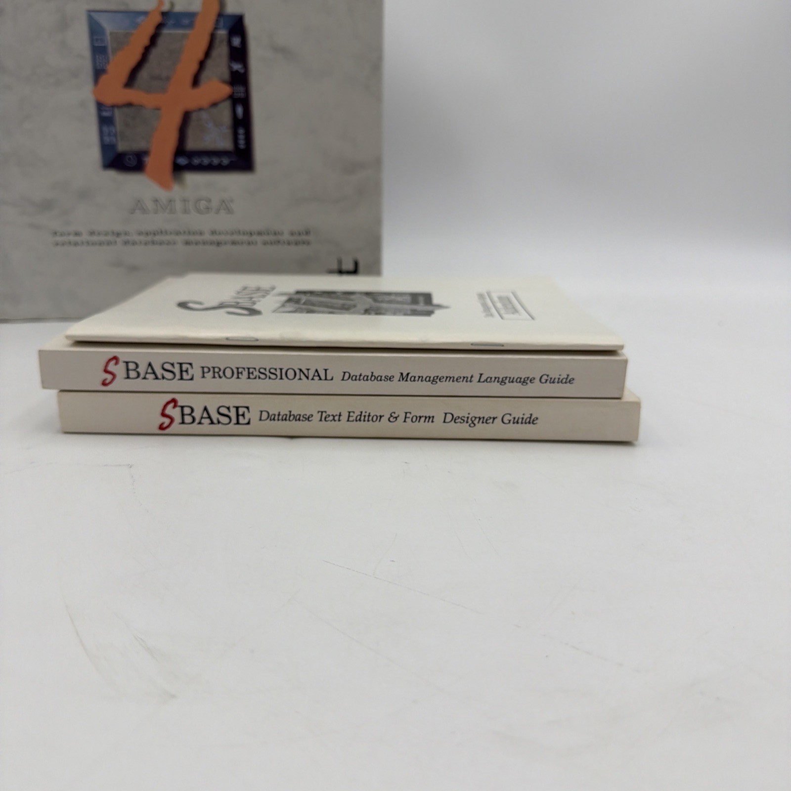 Superbase Professional 4 Commodore Amiga 9 Disks Manuals Box Precision Oxxi Test