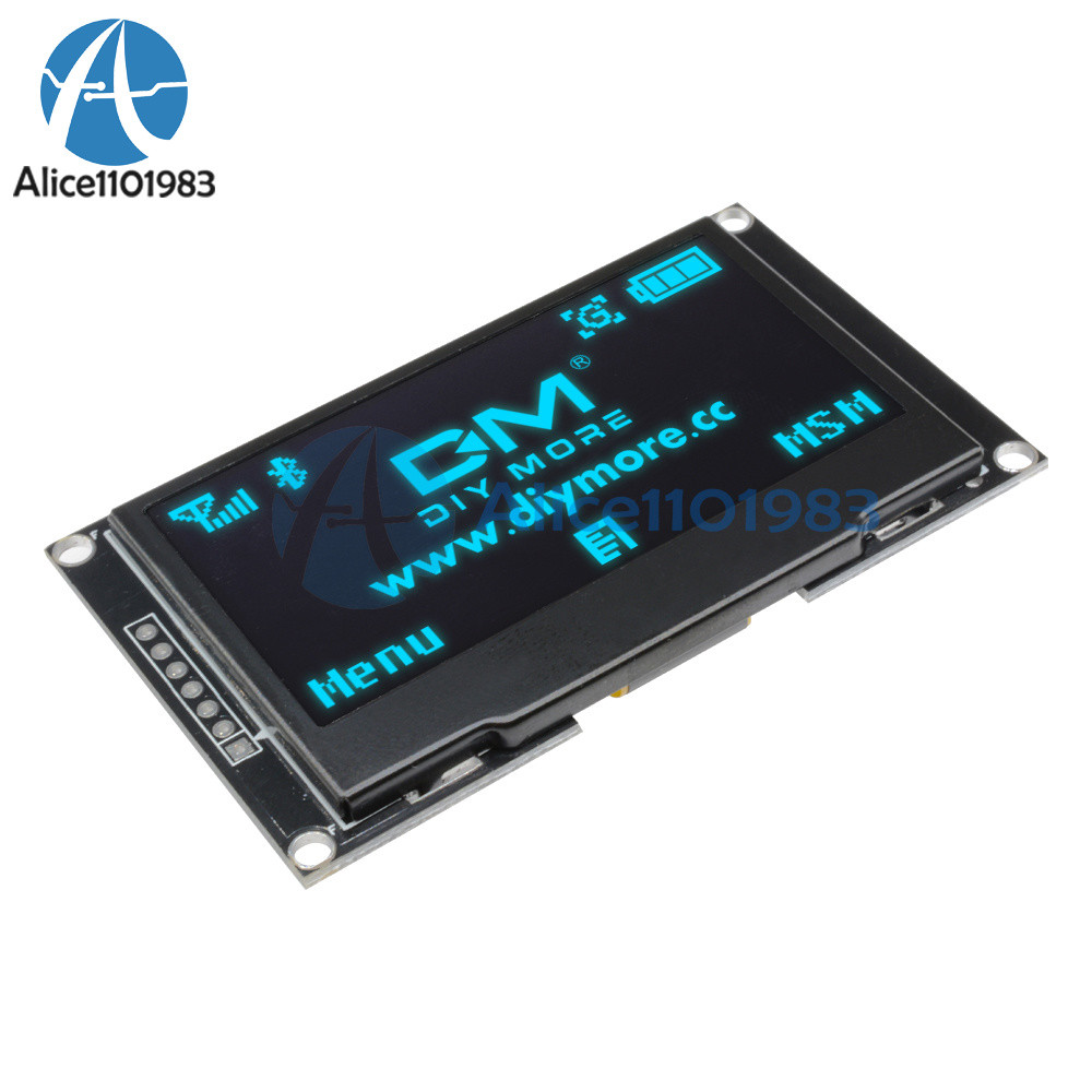 2.42" inch Blue OLED Display SSD1309 128x64 SPI/IIC Serial Port For Arduino C51