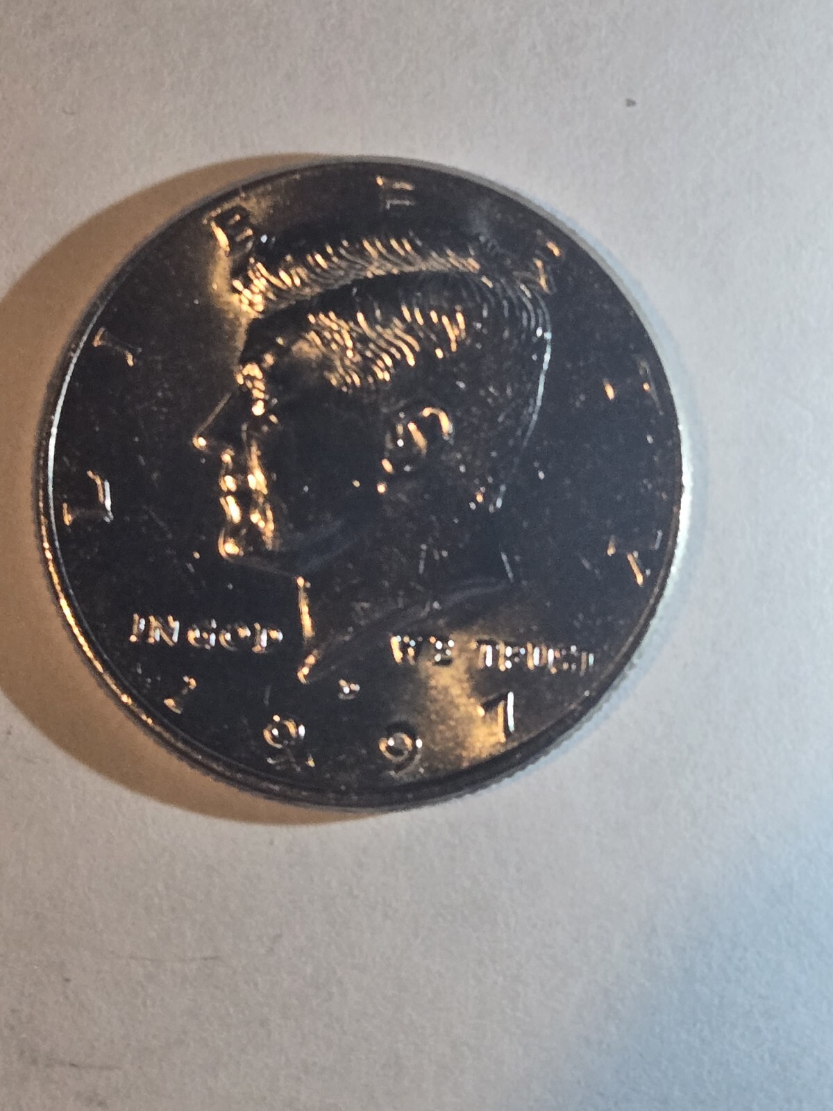 1997-D  Kennedy Half Dollar.