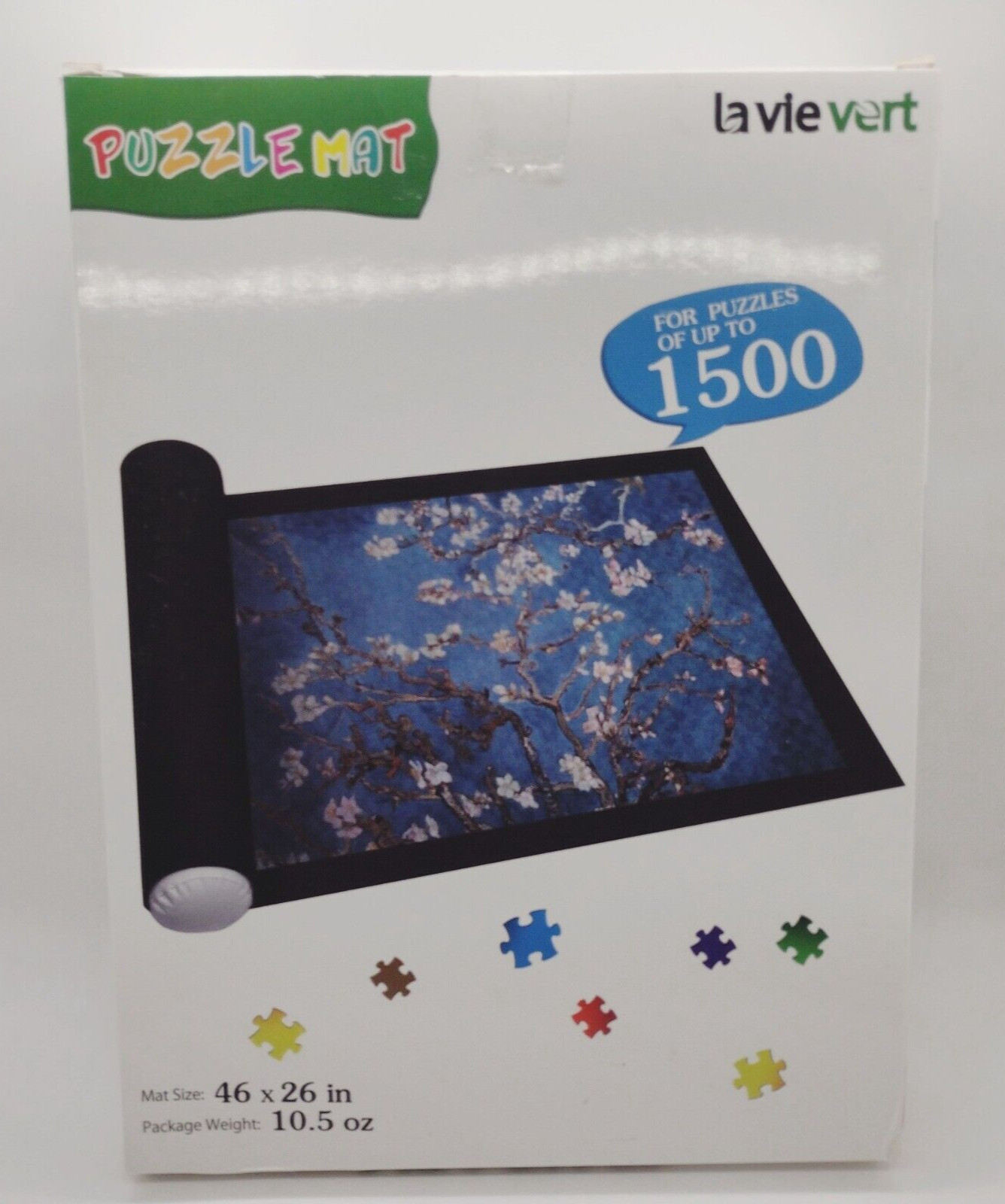 Lavievert Jigsaw Puzzle Storage Roll Mat with Unique Auxiliary Line Design