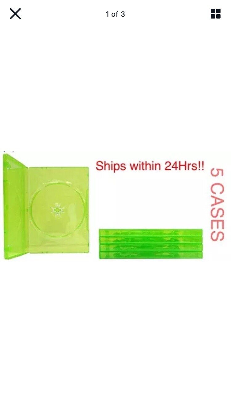 (5) Xbox 360 Cases New!