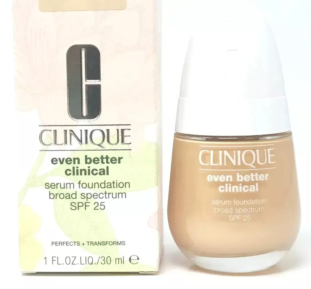 Clinique Even Better Clinical Serum Foundation SPF 25-PICK SHADE-1 oz,NEW IN BOX