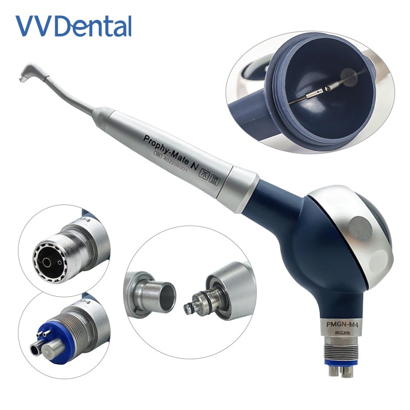 Dental Air Flow Teeth Polishing Polisher Handpiece Hygiene Prophy Jet 2/4 Holes