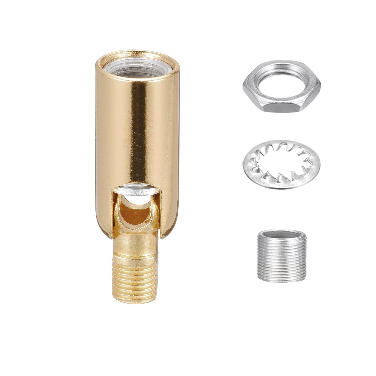 Sloped Ceiling Adapter 180 Degree Swivel M10 Thread Gold 2PCS