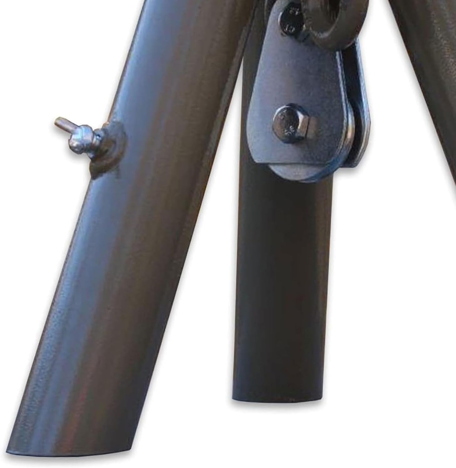 Tripod Header w Pulley Deer Feeder Stump Puller Camping Hunting Hanging Fire Pit