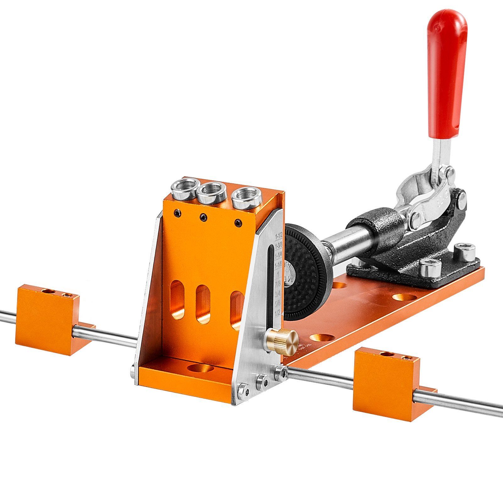 34 Pcs Aluminum Alloy Pocket Hole Jig System Wear and Corrosion Resistant