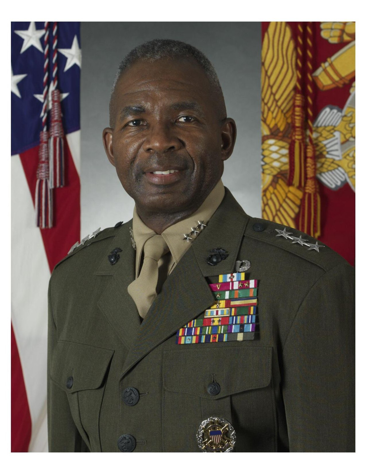 United States Marine General Ronald L. Bailey 8x10 Photo On 8.5" x 11"