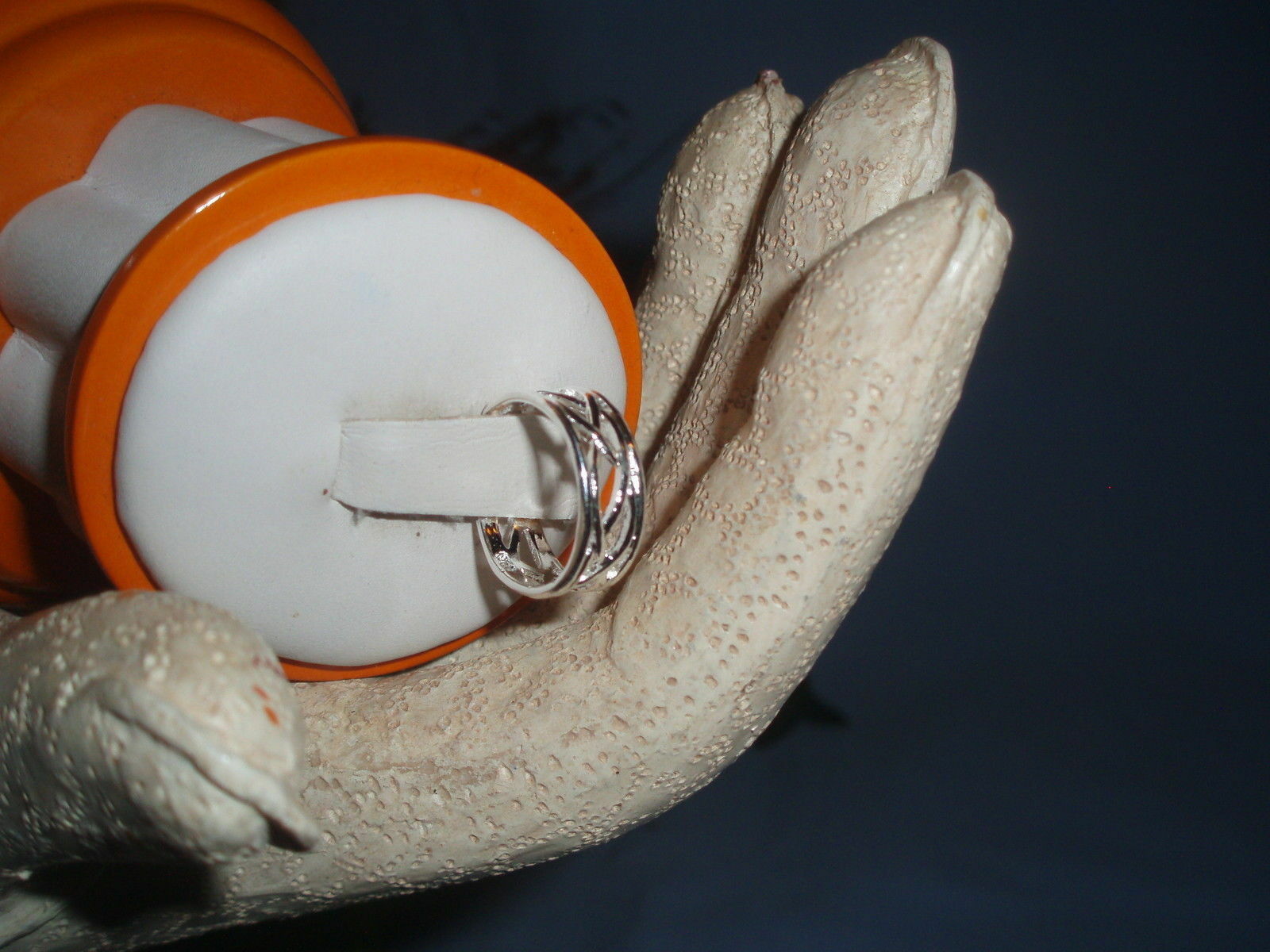 Gorgeous Sterling Silver Cross-wire Adjustable Toe Ring Stamped 925